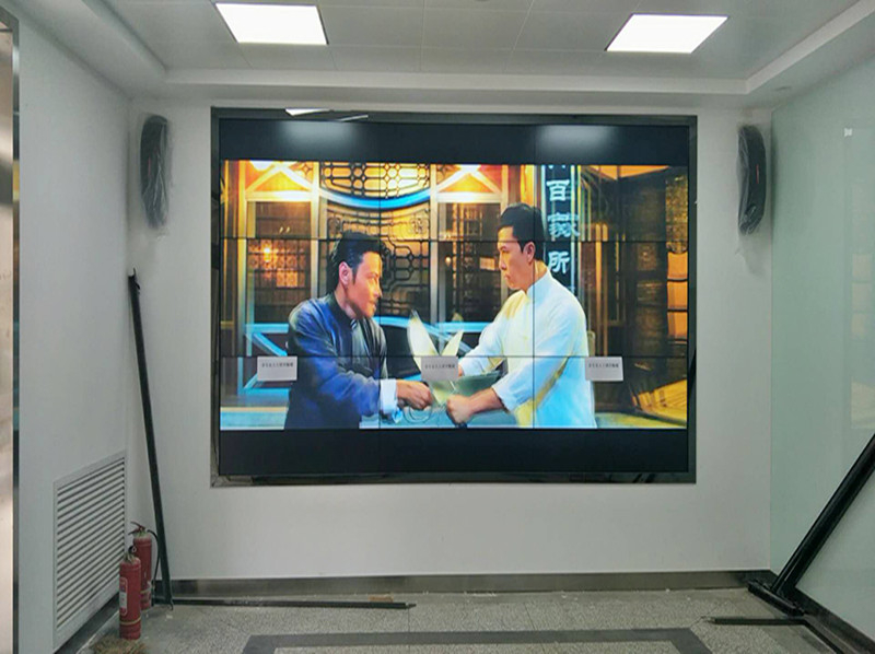 北京农科院大厅展示拼接55寸3x3项目案例之四